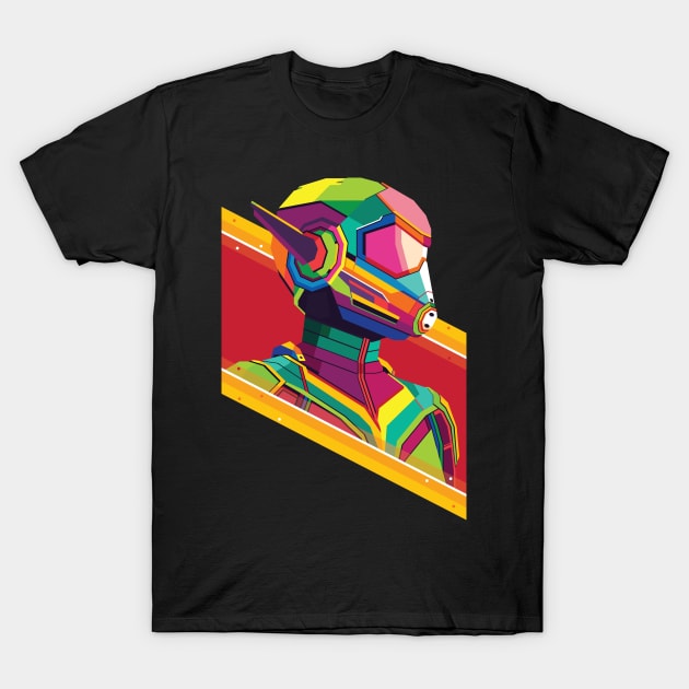 Superheroes Pop Art #TheWasp T-Shirt by Alanside